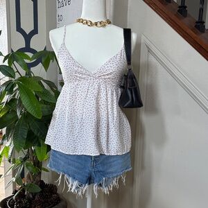 John Galt Floral Spaghetti Strap Top 🤩